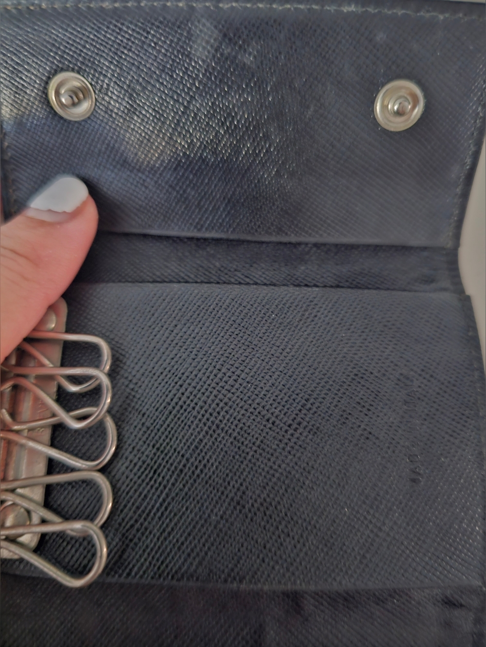 🖤​Prada Vintage Tessuto Nylon 6-Key Holder Wallet - Black - Picture 6 of 13